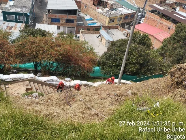 Mitigación de riesgo, Rafael Uribe Uribe, Bogotá